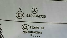 MERCEDES-BENZ Mercedes C Class W205 Estate Rear Tailgate Glass Tinted A2057400457 Rear Window — thumbnail 3