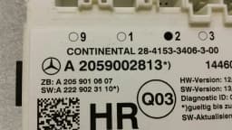 MERCEDES-BENZ Mercedes C Class W205 RRH Door Module A2059002813 Door Control Unit Rear Right — thumbnail 6