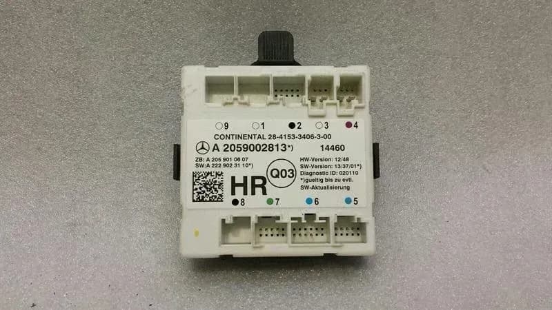 MERCEDES-BENZ Mercedes C Class W205 RRH Door Module A2059002813 Door Control Unit Rear Right