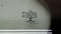 MERCEDES-BENZ Mercedes C Class W205 Left Rear 1/4 Glass A2057300255 Door Window 1⁄4 Rear Left — thumbnail 4