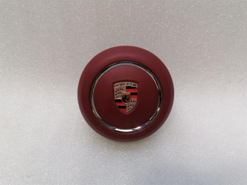 PORSCHE Porsche Boxster 718 Module 982880201K Steering Wheel Module BORDEAUX RED