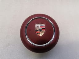 PORSCHE Porsche Boxster 718 Module 982880201K Steering Wheel Module BORDEAUX RED — thumbnail 2