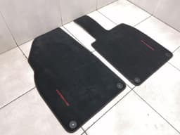 PORSCHE Porsche Boxster 718 floor mats 98155161309 floor mats RHD RIGHT HAND DRIVE RED RED — thumbnail 2