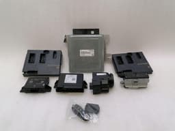 PORSCHE Porsche Boxster 718 engine ECU SET 982907309E engine control unit DNY 2.0 turbo VTS — thumbnail 1