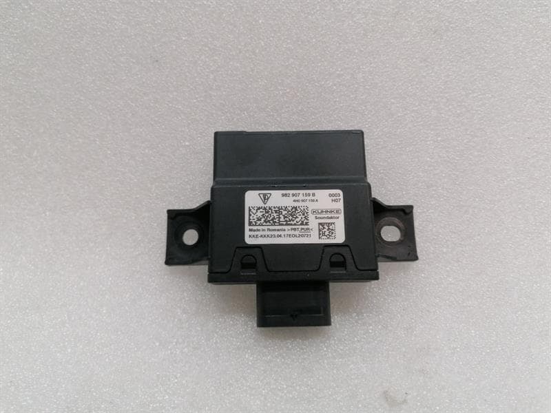 Porsche Cayman 718 electronic module 982907159B control unit