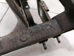 PORSCHE Porsche Cayman 718 Subframe Rear Left 98133105106 Axle Frame Rear Axle Left — thumbnail 5