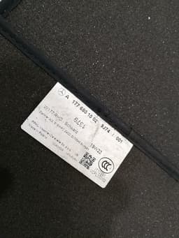 MERCEDES-BENZ Mercedes A Class W177 AMG Floor Mat Set A17776800102 RHD RIGHT HANDLE — thumbnail 6