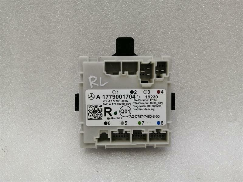 MERCEDES-BENZ Mercedes A Class W177 RLH Door Module A1779001704 Door Control Unit Rear Left