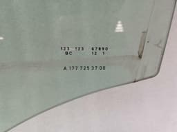 MERCEDES-BENZ Mercedes A Class W177 Left Front Door Glass A1777253700 Door Window Front Left — thumbnail 6
