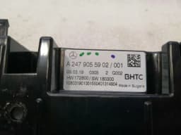 MERCEDES-BENZ Mercedes A Class W177 Auto Climate Control A2479055902 Climate Control Panel A/C A35 — thumbnail 10