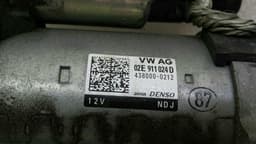 AUDI Audi TT 8S TTS MK3 starter engine 02E911024D starter 2.0T — thumbnail 2