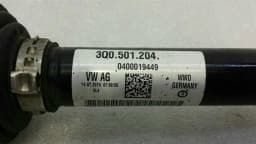 AUDI Audi TT 8S TTS Drive Shaft Rear Right 3Q0501204 Rear Right Drive Shaft — thumbnail 6