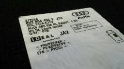AUDI Audi S3 8V RHD Floor Carpet Matte Set 8V2864435F Right Handlebar — thumbnail 5