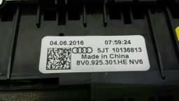 AUDI Audi S3 8V Switch Block 8V0925301HG Switch Block Stability NAVI — thumbnail 10