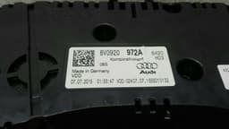 AUDI Audi S3 8V Instrument Cluster 8V0920972A Speedometer MPH 2.0 TFSI — thumbnail 5