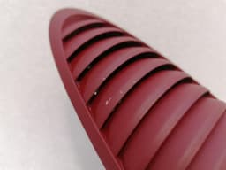 PORSCHE Porsche Boxster 718 air vent set 982819702D ventilation nozzle set Bordeaux Red — thumbnail 5