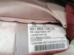 PORSCHE Porsche Boxster 718 Seatpad 99152114113GUC Seat Bordeaux Red Left Left — thumbnail 10