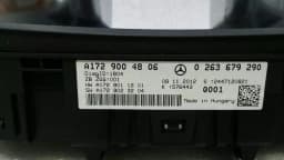 MERCEDES-BENZ MERCEDES SLK R172 INSTRUMENT CLUSTER A1729004806 SPEEDOMETER MPG SLK200 CGI — thumbnail 9