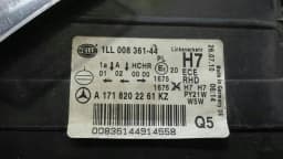 MERCEDES-BENZ Mercedes SLK R171 Right A1718202261 Headlight RHD RIGHT HAND DRIVE Halogen — thumbnail 5