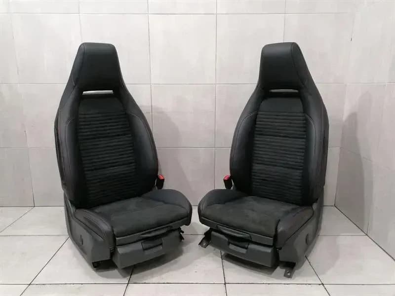 Mercedes CLA C117 SEATS SPORT AMG PACK ALCANTARA SEATS BLACK BLACK ELECTRIC