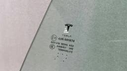 TESLA Tesla Model S 75 Left Rear Door Glass 6006335-00-D Rear Left Door Glass — thumbnail 2