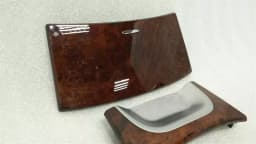 MERCEDES-BENZ Mercedes W251 Ashtray Veneer Set A2516800817 Ashtray Wood Strip Set — thumbnail 5