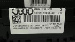 AUDI Audi A1 8X Instrument Cluster 8XA920980 Speedometer MPH 1.4 TFSI — thumbnail 4