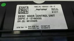 TESLA Tesla Model S 75 Front Door Module 1003101-00-E Door Control Unit Front — thumbnail 6