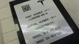 TESLA TESLA MODEL S 75 Park Assist Module 1100308-00-A Steuergerät PTS ECU — thumbnail 6