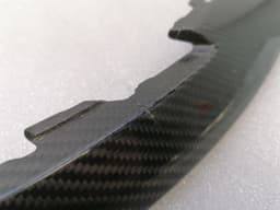 PORSCHE Porsche Taycan 9J 9J1807820B front spoiler carbon right front right damaged — thumbnail 2