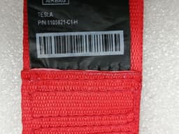 TESLA Tesla Model 3 Front Seatbelt Set Red 1105821-C1-H Seat Belt Strap Front — thumbnail 5
