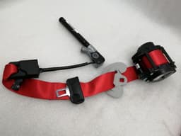 TESLA Tesla Model 3 Front Seatbelt Set Red 1105821-C1-H Seat Belt Strap Front — thumbnail 4