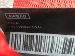 TESLA Tesla Model 3 Front Seatbelt Set Red 1105821-C1-H Seat Belt Strap Front — thumbnail 6