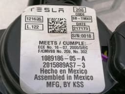 TESLA Tesla Model X 75D Rear Seat Belt 1089187-07-B Seat Belt Rear Belt Set — thumbnail 3