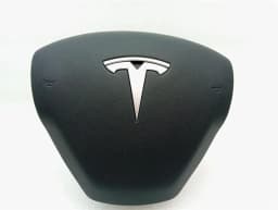 TESLA Tesla Model 3 Long Range Module 1508347-71-B LEATHER LEATHER Steering Wheel Module — thumbnail 2