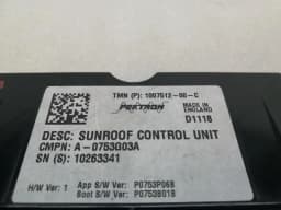 TESLA TESLA MODEL S 100D Electronic 1007512-00-C Controller SUN ROOF SUNROOF — thumbnail 5