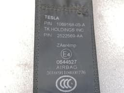 TESLA Tesla Model X P100D front seatbelt right 1069168-05-a seatbelt belt front — thumbnail 6