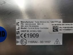 TESLA TESLA MODEL X P100D Electronic module 1081023-00-B ECU BCM BOARD MODULE — thumbnail 6