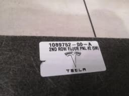 TESLA Tesla Model X P100D Luggage Compartment Set 1089753-00-B Boot Liner — thumbnail 9
