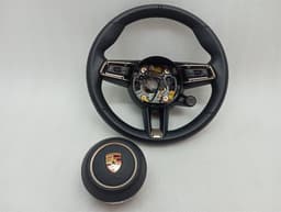 PORSCHE Porsche Taycan Steering Wheel 9J1419091AM Steering Wheel HEATED Innodrive Neodyme TRIM — thumbnail 4