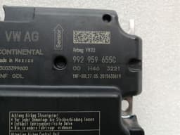 PORSCHE Porsche Taycan 9J safety module ECU 992959655C air control unit SRS. — thumbnail 8