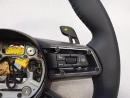 PORSCHE 36CM PORSCHE 992 911 GT3 CARBON TRIM PDK Weissach Paddles Steering Wheel — thumbnail 9