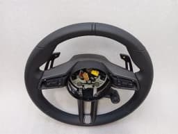 PORSCHE 36CM PORSCHE 992 911 GT3 CARBON TRIM PDK Weissach Paddles Steering Wheel — thumbnail 3