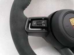 PORSCHE Porsche Taycan 9J steering wheel GTS carbon 36 cm steering wheel Alcantara — thumbnail 4