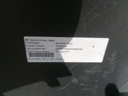 PORSCHE PORSCHE TAYCAN 9J Rear Bumper 9J0807421E Hinten Stoßstange sport turismo — thumbnail 10