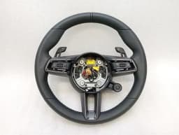 PORSCHE 36CM PORSCHE 992 911 GT3 CARBON TRIM PDK Weissach Paddles Steering Wheel — thumbnail 1
