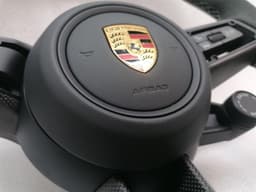 PORSCHE Porsche Taycan 9J steering wheel GTS carbon 36 cm steering wheel Alcantara — thumbnail 6
