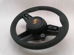 PORSCHE Porsche Taycan 9J steering wheel GTS carbon 36 cm steering wheel Alcantara — thumbnail 8