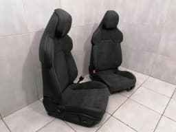 PORSCHE Porsche Taycan 9J Seat TAYCAN Seat ALCANTARA COATS OF ARMS LOGO GTS SPORT DESIGN — thumbnail 3