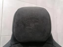 PORSCHE Porsche Taycan 9J Seat TAYCAN Seat ALCANTARA COATS OF ARMS LOGO GTS SPORT DESIGN — thumbnail 4